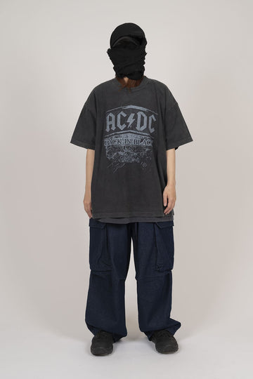 Alliy In Black Over Short Sleeve T-shirt